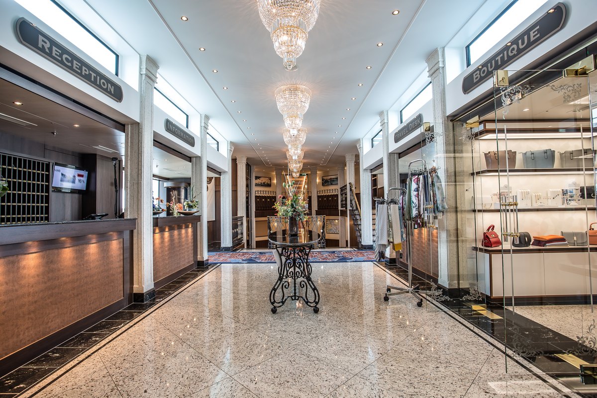 The boutique aboard the ship
